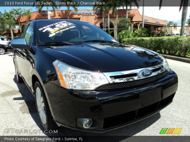 2010 Ford Focus SEL Sedan in Ebony Black