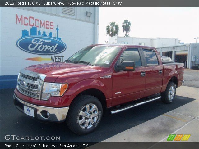 2013 Ford F150 XLT SuperCrew in Ruby Red Metallic