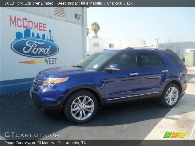 2013 Ford Explorer Limited in Deep Impact Blue Metallic
