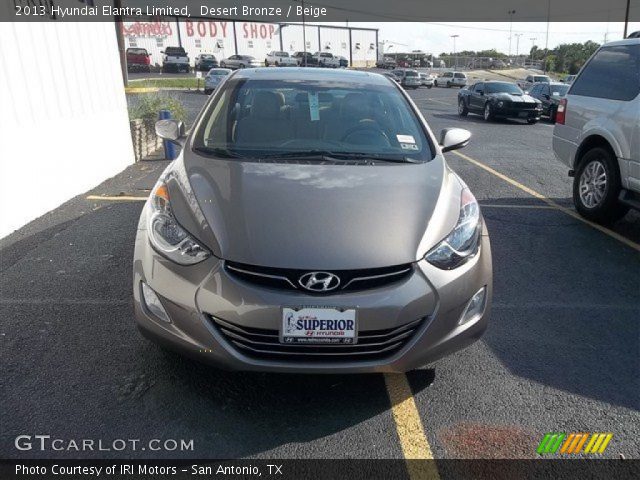 2013 Hyundai Elantra Limited in Desert Bronze