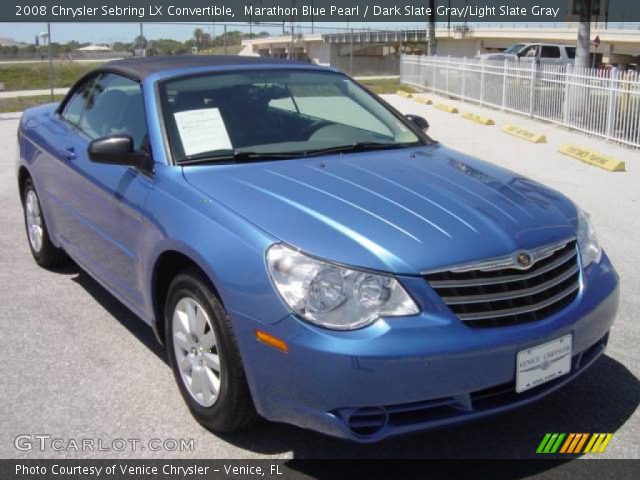 2008 Chrysler Sebring LX Convertible in Marathon Blue Pearl