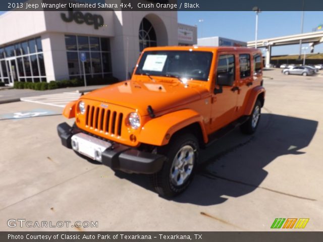 2013 Jeep Wrangler Unlimited Sahara 4x4 in Crush Orange
