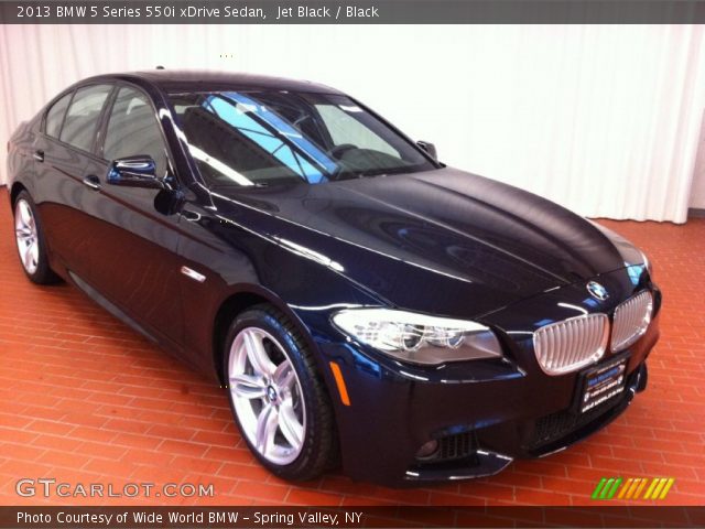 2013 BMW 5 Series 550i xDrive Sedan in Jet Black