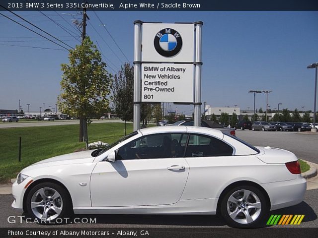 2013 BMW 3 Series 335i Convertible in Alpine White