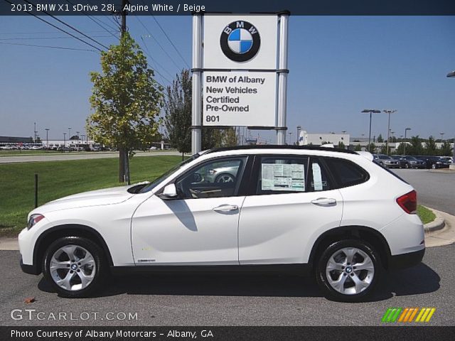 2013 BMW X1 sDrive 28i in Alpine White