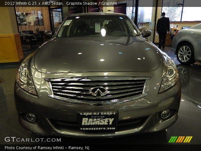 2012 Infiniti G 25 x AWD Sedan in Graphite Shadow