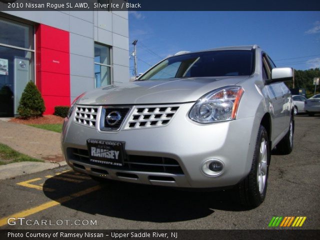 2010 Nissan Rogue SL AWD in Silver Ice