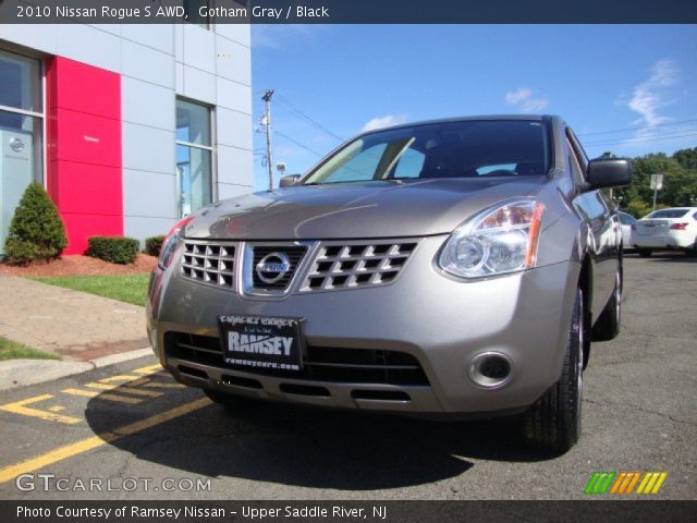2010 Nissan Rogue S AWD in Gotham Gray