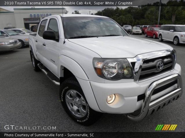 2010 Toyota Tacoma V6 SR5 TRD Double Cab 4x4 in Super White