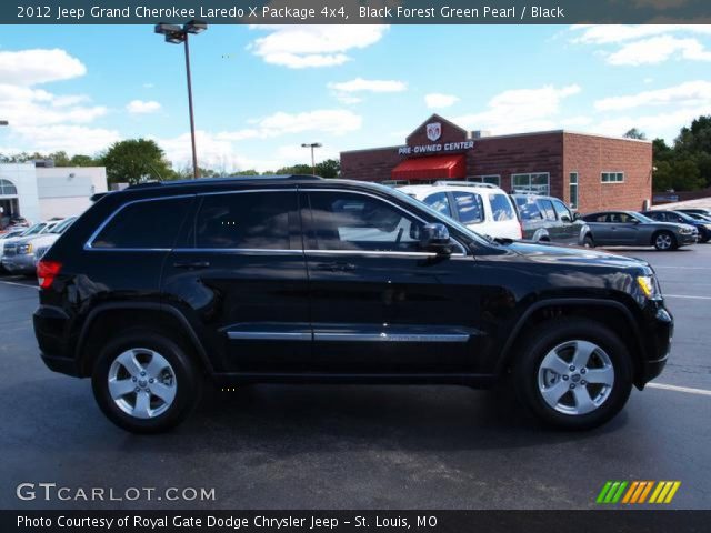 2012 Jeep Grand Cherokee Laredo X Package 4x4 in Black Forest Green Pearl