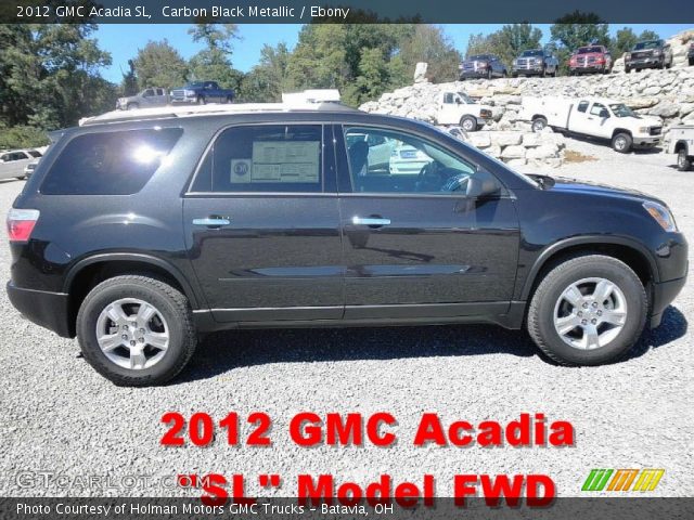 2012 GMC Acadia SL in Carbon Black Metallic