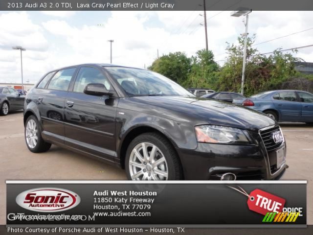 2013 Audi A3 2.0 TDI in Lava Gray Pearl Effect