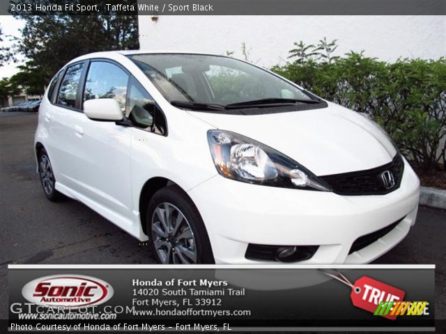 2013 Honda Fit Sport in Taffeta White