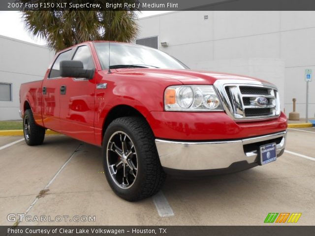 2007 Ford F150 XLT SuperCrew in Bright Red