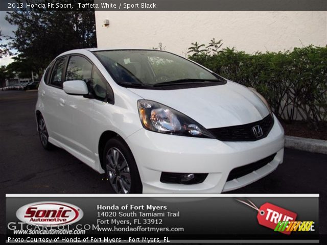 2013 Honda Fit Sport in Taffeta White