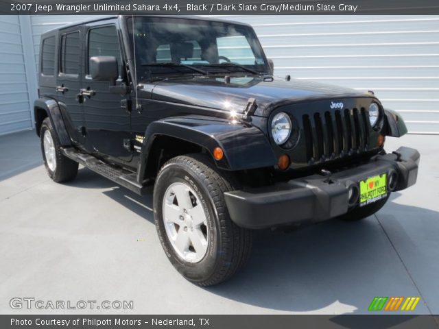 2007 Jeep Wrangler Unlimited Sahara 4x4 in Black
