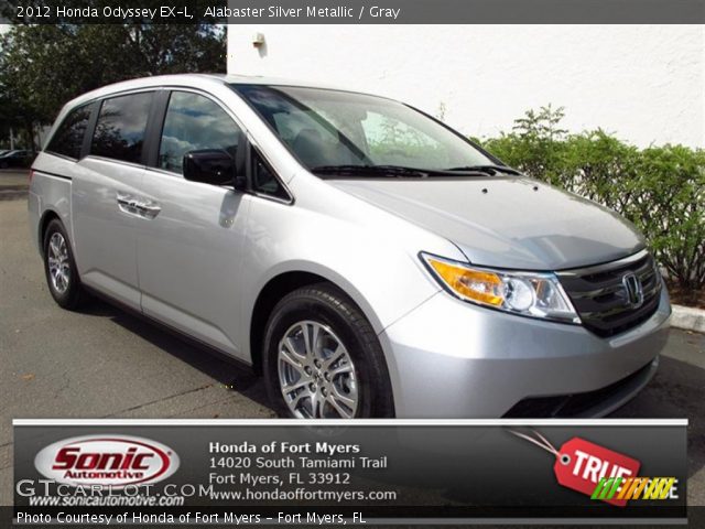2012 Honda Odyssey EX-L in Alabaster Silver Metallic