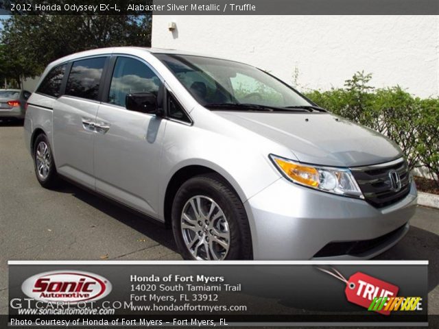 2012 Honda Odyssey EX-L in Alabaster Silver Metallic