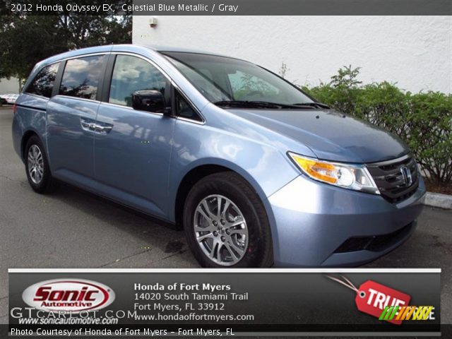 2012 Honda Odyssey EX in Celestial Blue Metallic