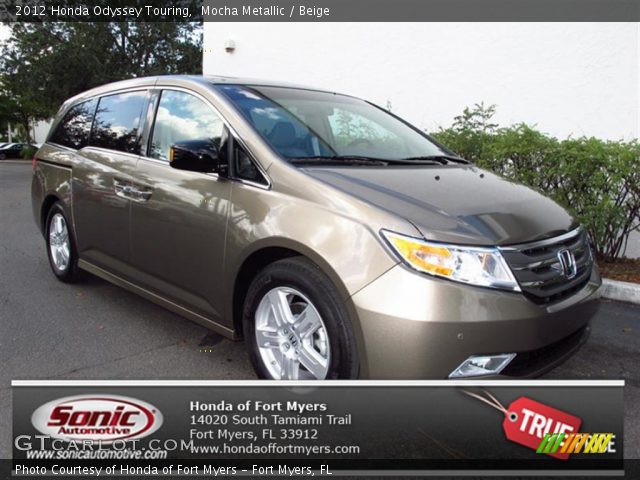 2012 Honda Odyssey Touring in Mocha Metallic