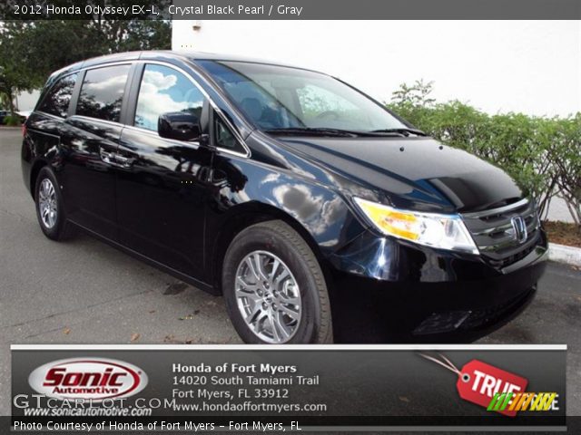 2012 Honda Odyssey EX-L in Crystal Black Pearl