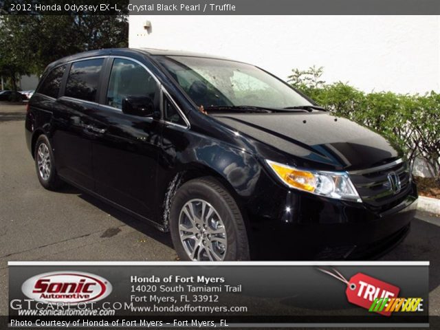 2012 Honda Odyssey EX-L in Crystal Black Pearl
