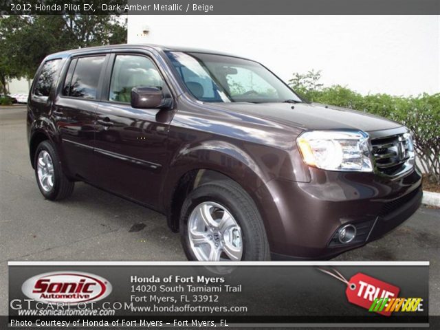 2012 Honda Pilot EX in Dark Amber Metallic