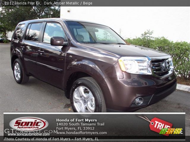 2012 Honda Pilot EX in Dark Amber Metallic