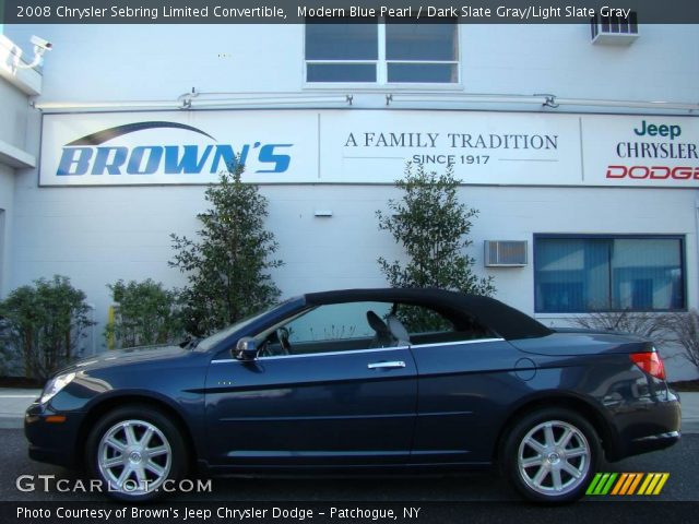 2008 Chrysler Sebring Limited Convertible in Modern Blue Pearl