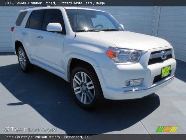 2013 Toyota 4Runner Limited in Blizzard White Pearl