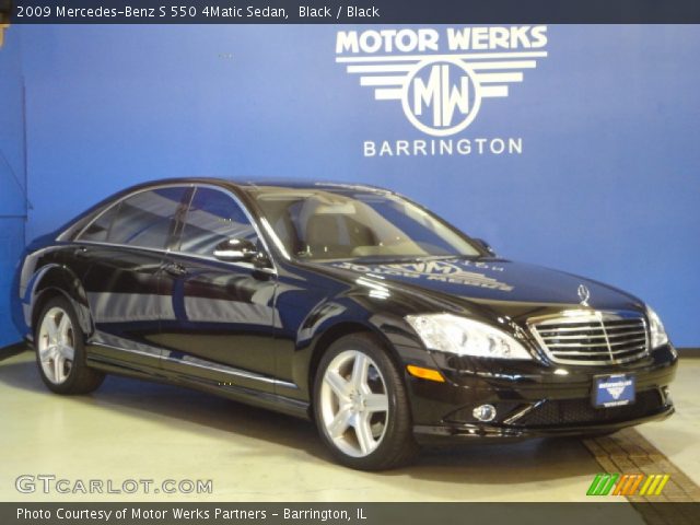 2009 Mercedes-Benz S 550 4Matic Sedan in Black