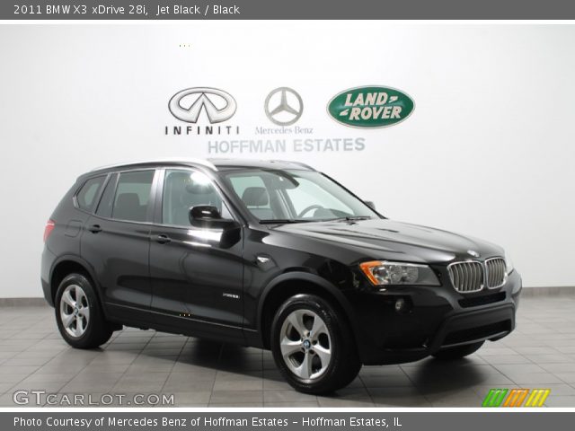 2011 BMW X3 xDrive 28i in Jet Black