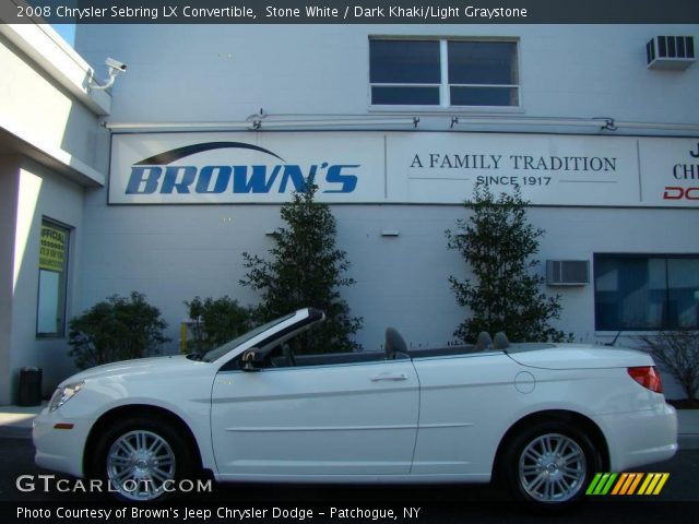 2008 Chrysler Sebring LX Convertible in Stone White