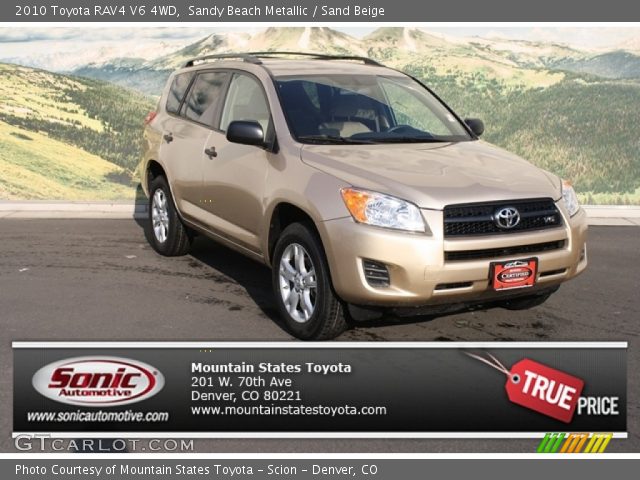 2010 Toyota RAV4 V6 4WD in Sandy Beach Metallic