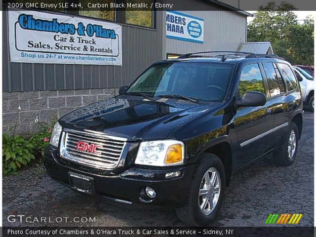 2009 GMC Envoy SLE 4x4 in Carbon Black Metallic