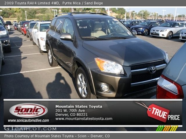 2009 Toyota RAV4 Limited 4WD in Pyrite Mica