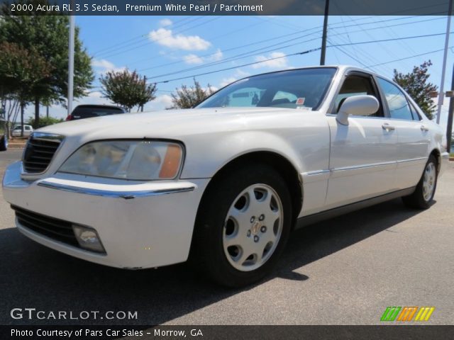 2000 Acura RL 3.5 Sedan in Premium White Pearl