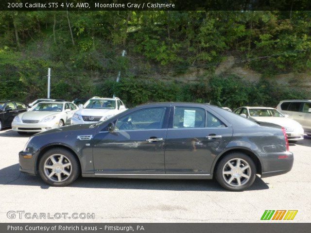 2008 Cadillac STS 4 V6 AWD in Moonstone Gray