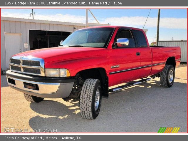 1997 Dodge Ram 2500 Laramie Extended Cab in Flame Red