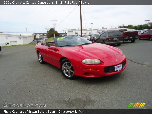 2001 Chevrolet Camaro Convertible in Bright Rally Red