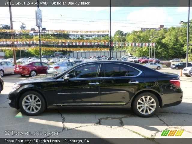2011 Lexus LS 460 AWD in Obsidian Black