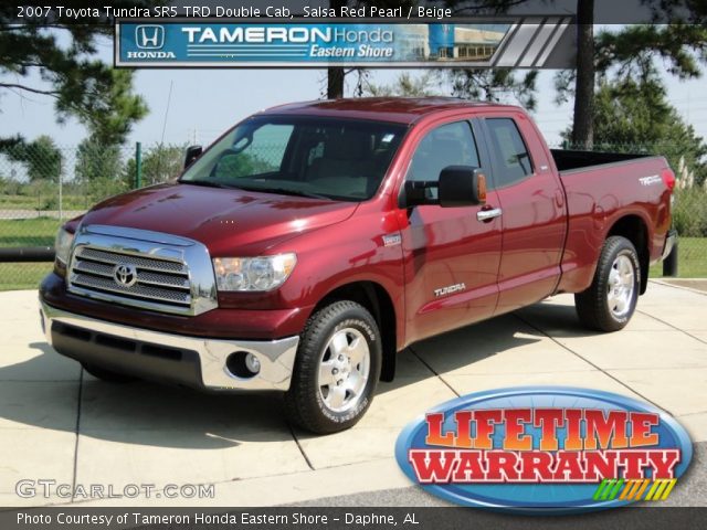 2007 Toyota Tundra SR5 TRD Double Cab in Salsa Red Pearl