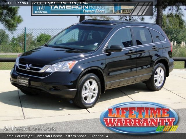 2010 Honda CR-V EX in Crystal Black Pearl