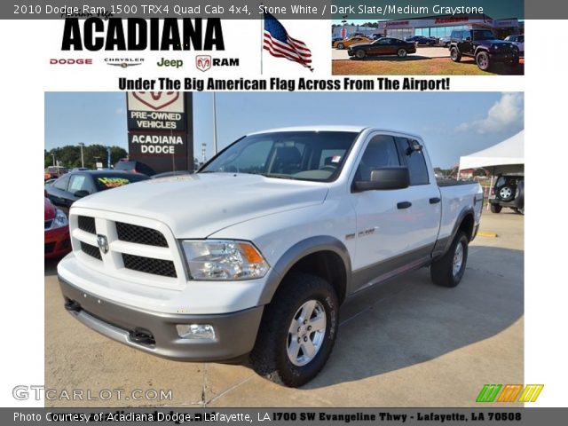 2010 Dodge Ram 1500 TRX4 Quad Cab 4x4 in Stone White