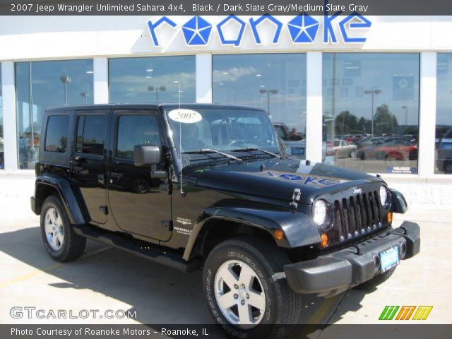 2007 Jeep Wrangler Unlimited Sahara 4x4 in Black