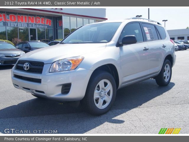 2012 Toyota RAV4 I4 4WD in Classic Silver Metallic
