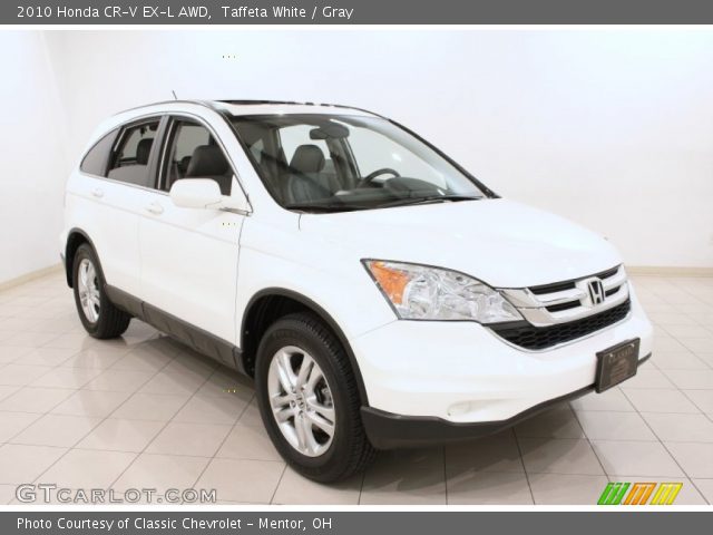 2010 Honda CR-V EX-L AWD in Taffeta White
