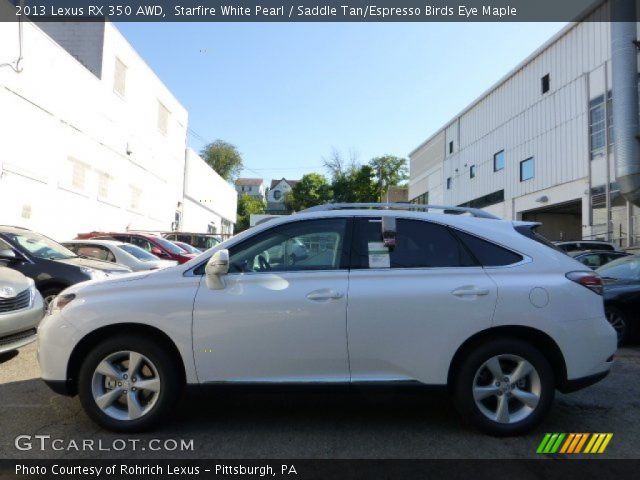 2013 Lexus RX 350 AWD in Starfire White Pearl