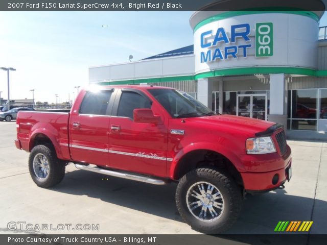 2007 Ford F150 Lariat SuperCrew 4x4 in Bright Red