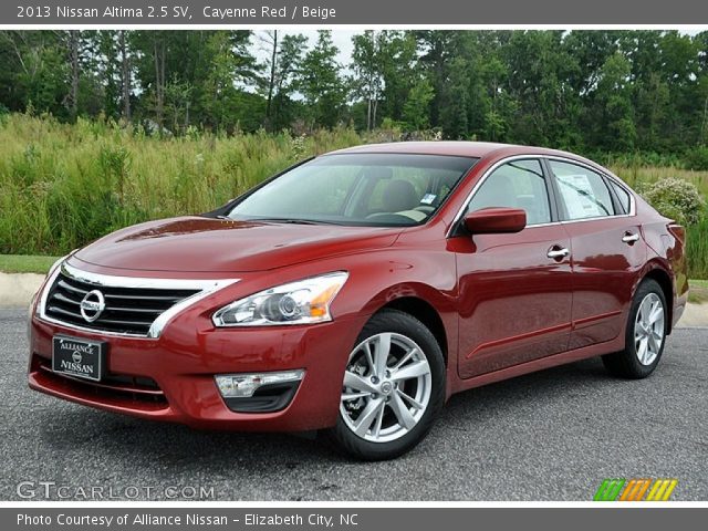 Cayenne red nissan altima #6